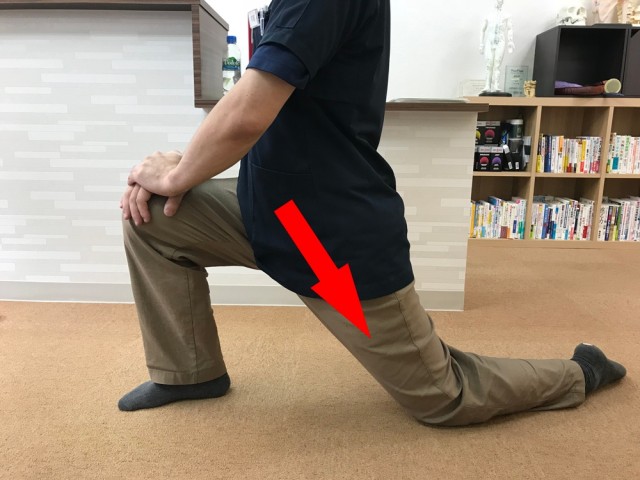 腸腰筋（大腰筋）のストレッチ